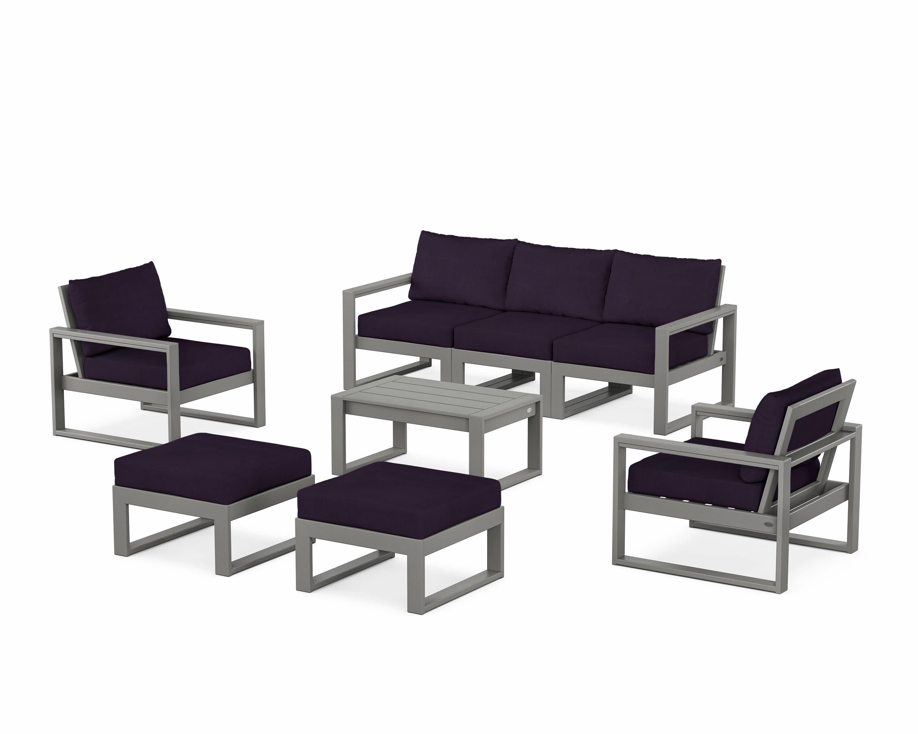 EDGE Sectional 8-Piece Lounge Sofa Set