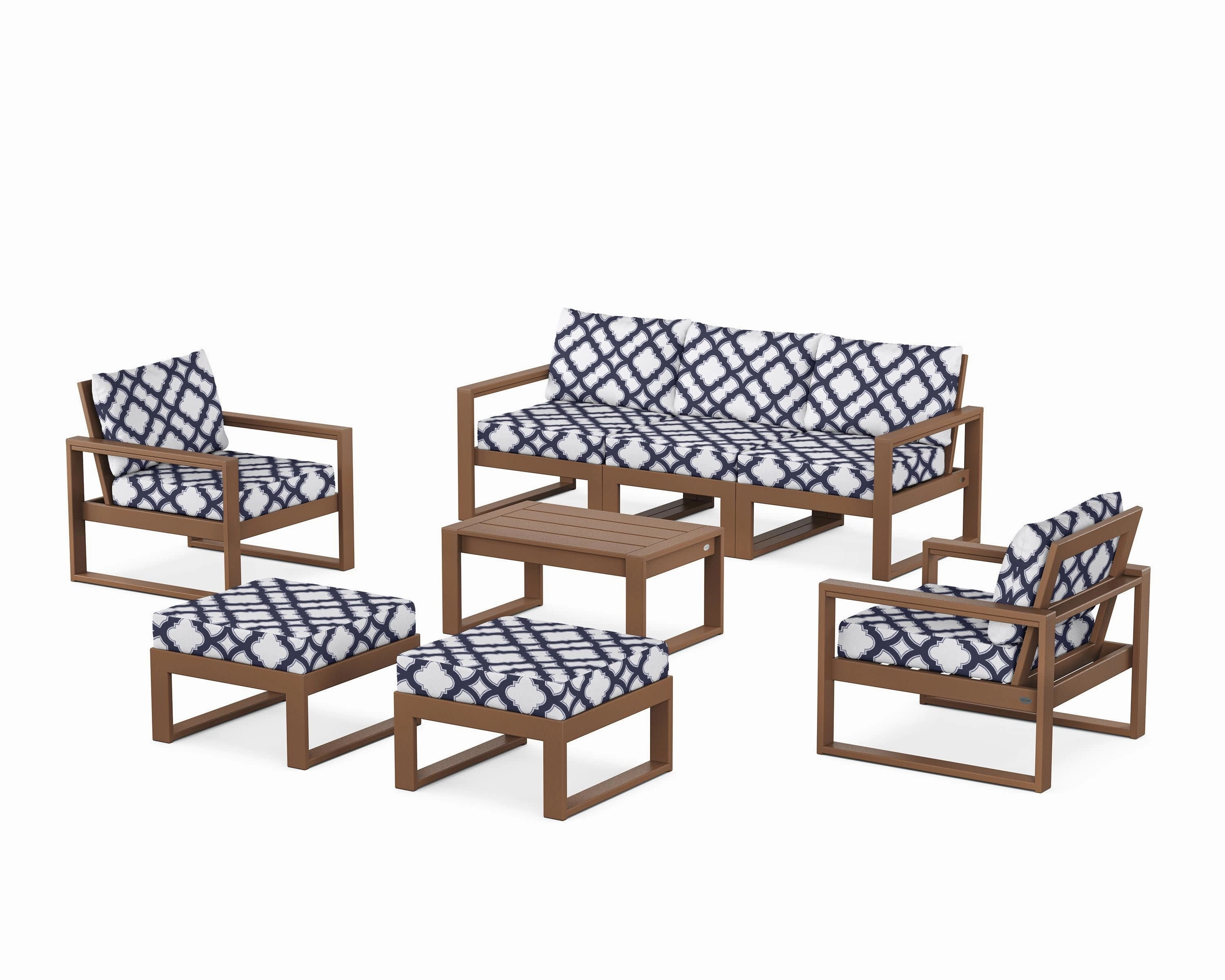 EDGE Sectional 8-Piece Lounge Sofa Set