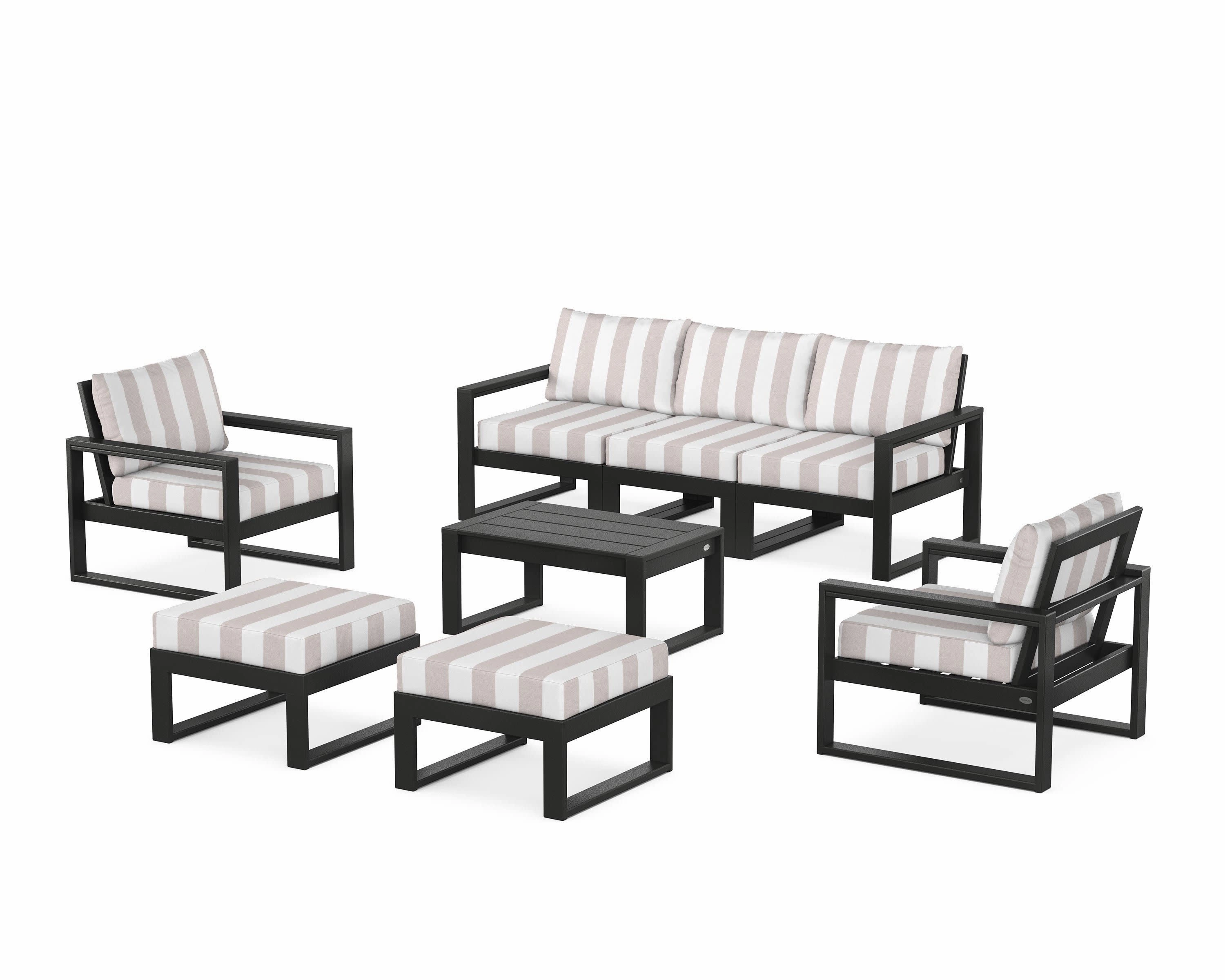 EDGE Sectional 8-Piece Lounge Sofa Set