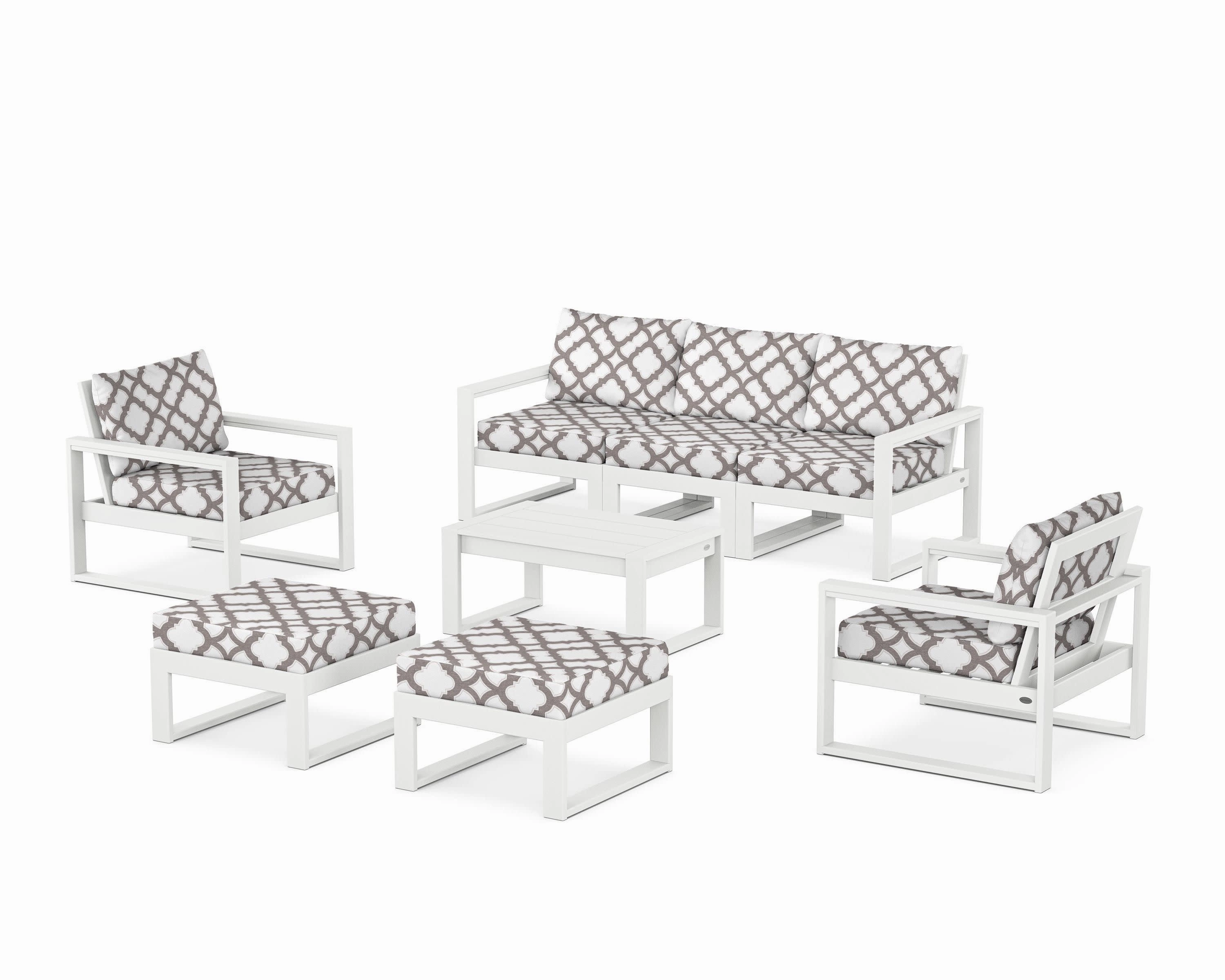 EDGE Sectional 8-Piece Lounge Sofa Set