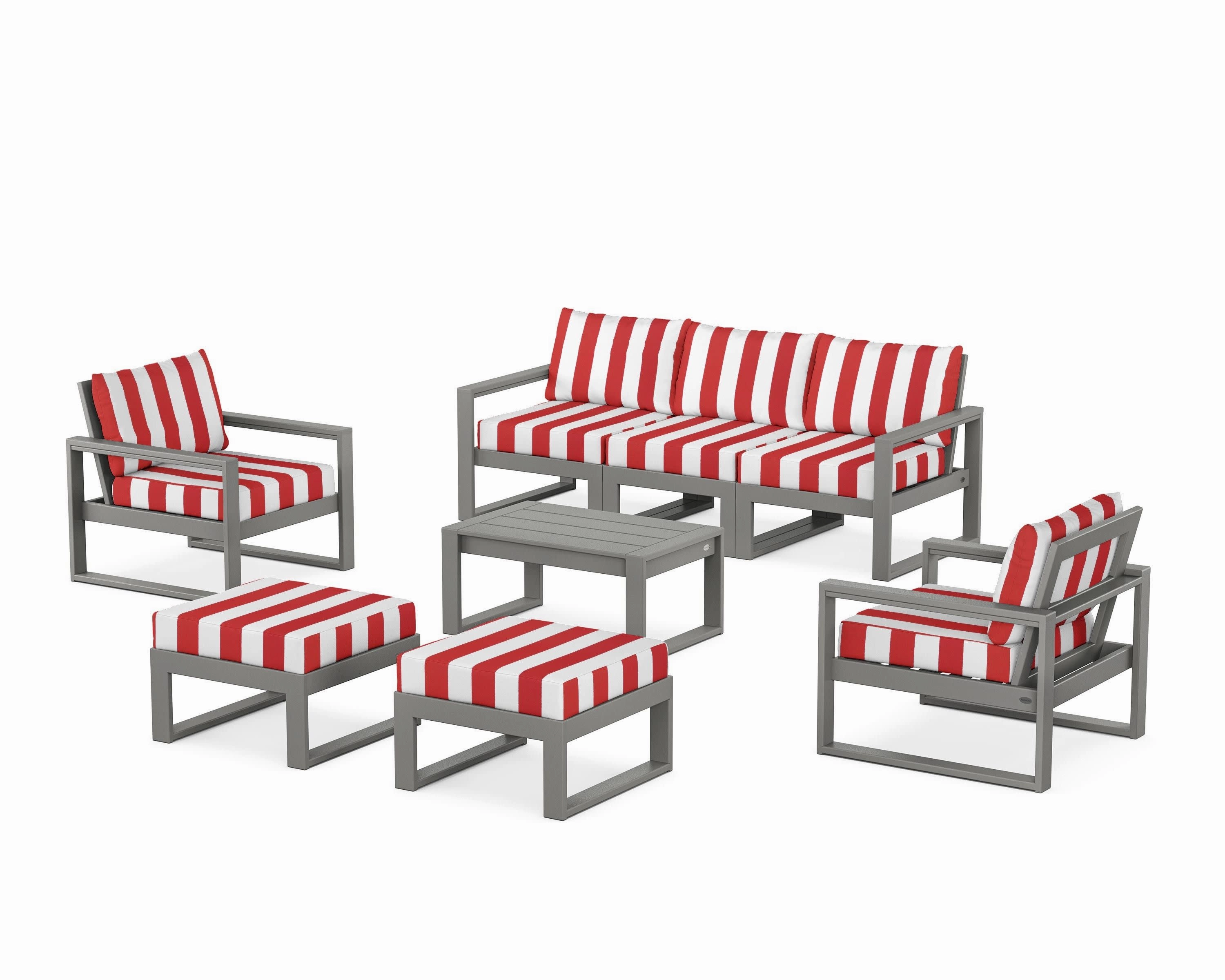EDGE Sectional 8-Piece Lounge Sofa Set