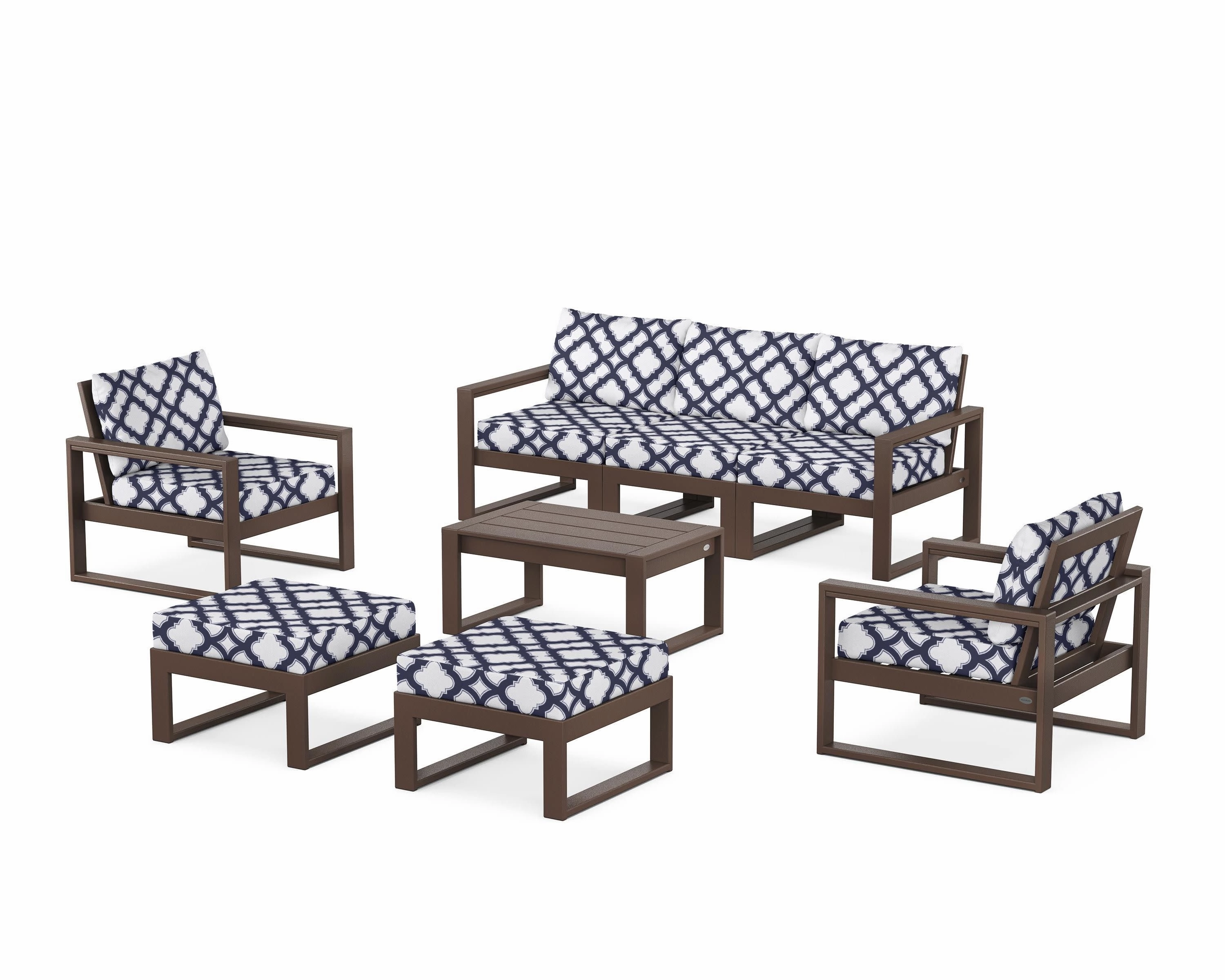 EDGE Sectional 8-Piece Lounge Sofa Set