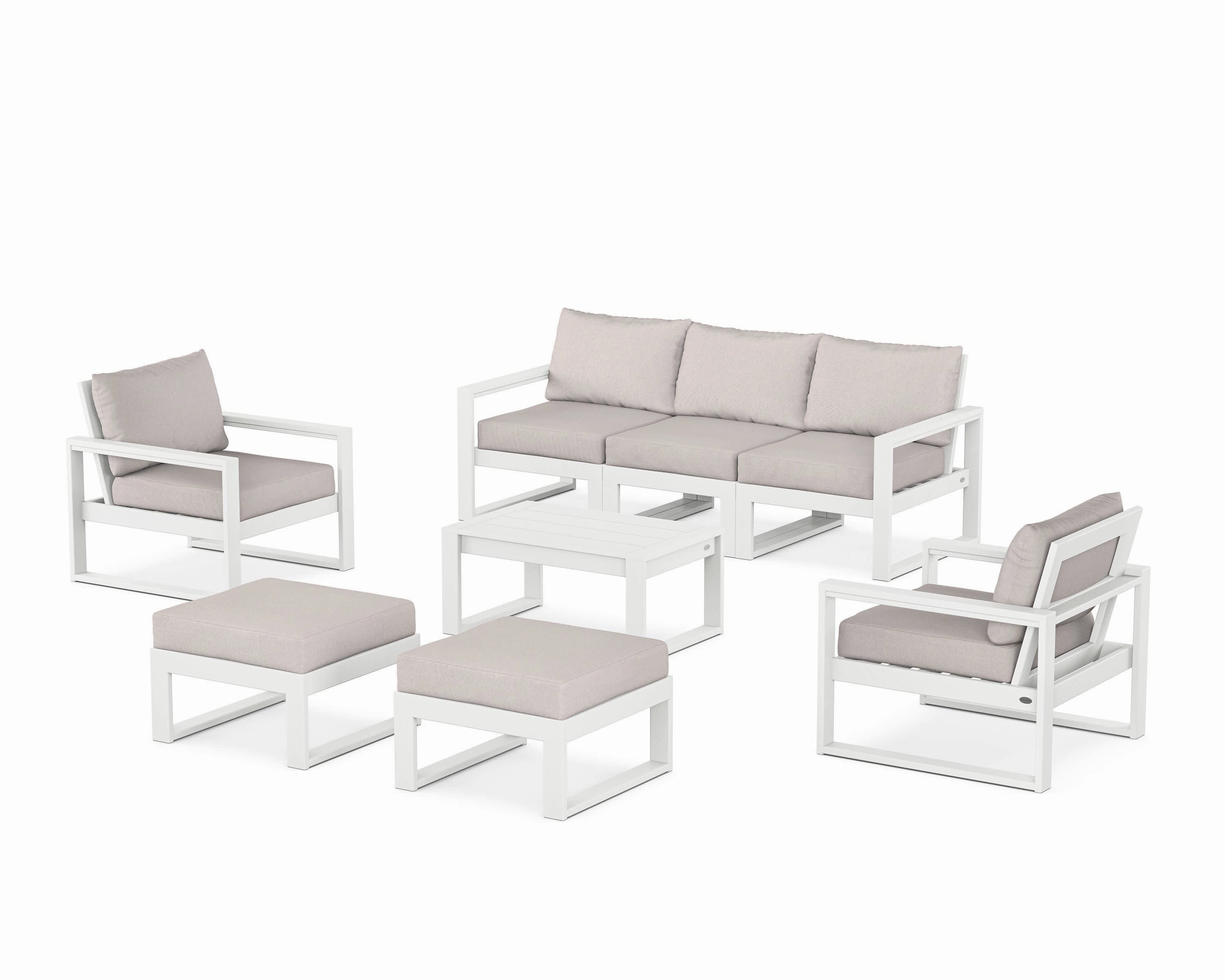 EDGE Sectional 8-Piece Lounge Sofa Set