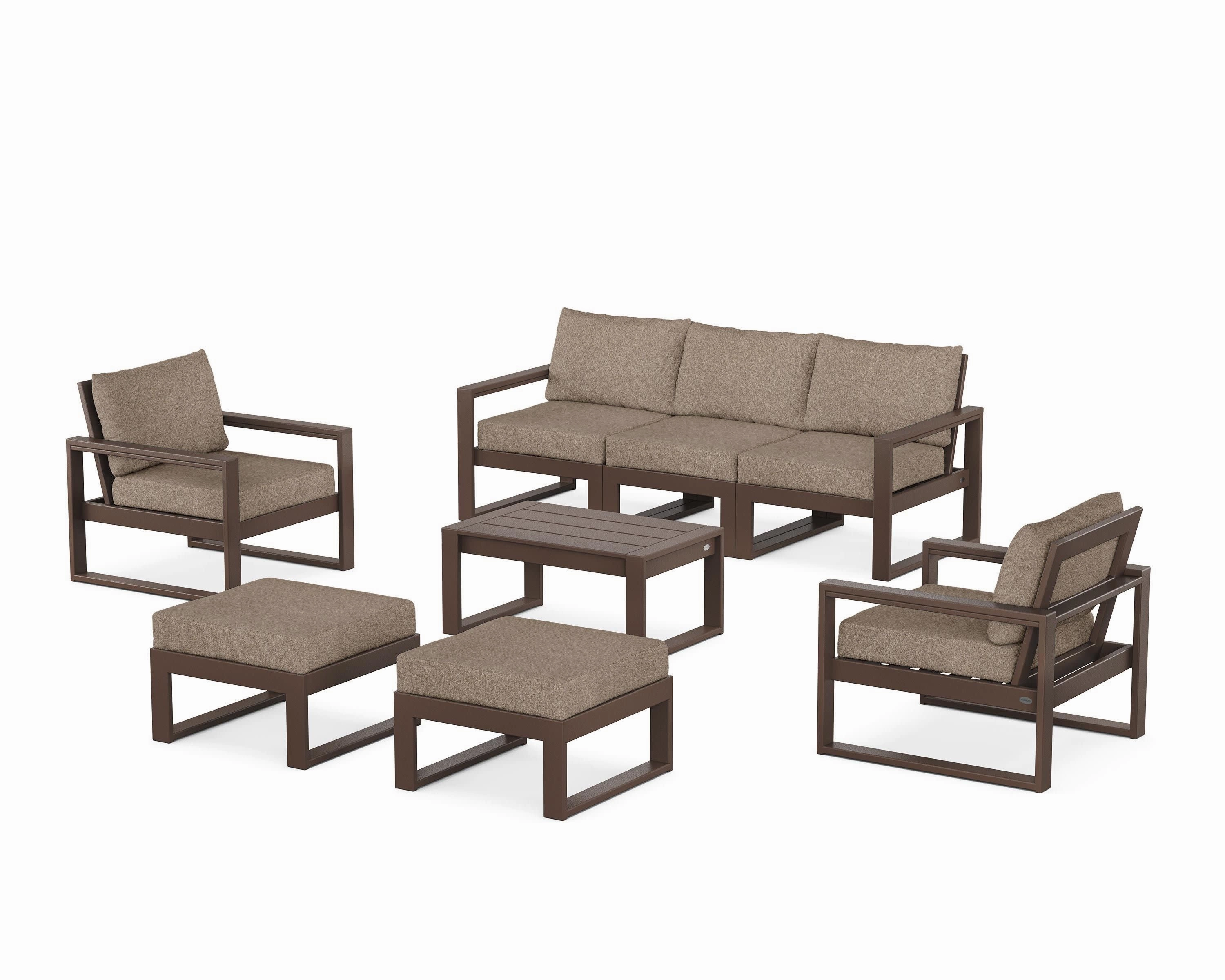 EDGE Sectional 8-Piece Lounge Sofa Set