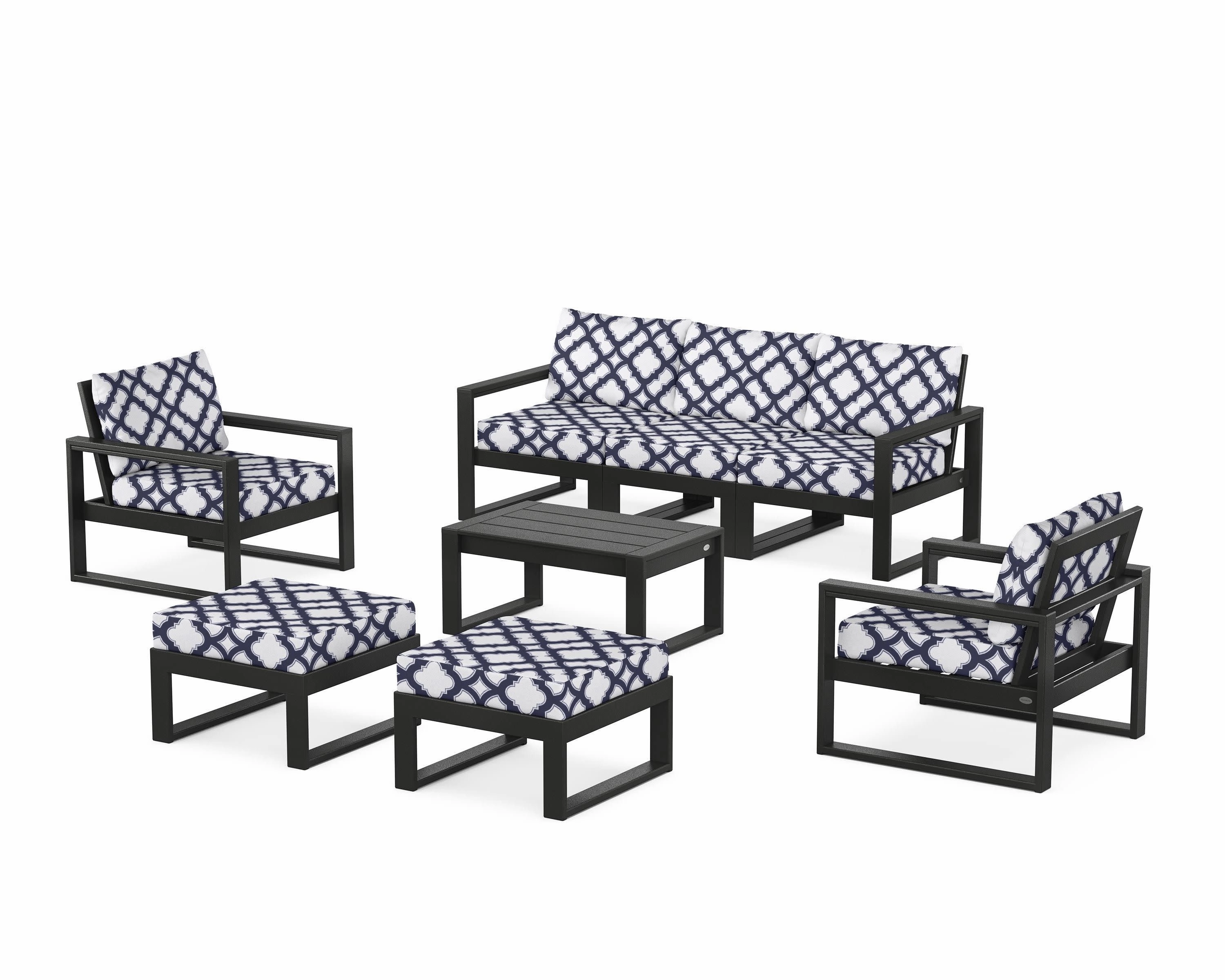EDGE Sectional 8-Piece Lounge Sofa Set