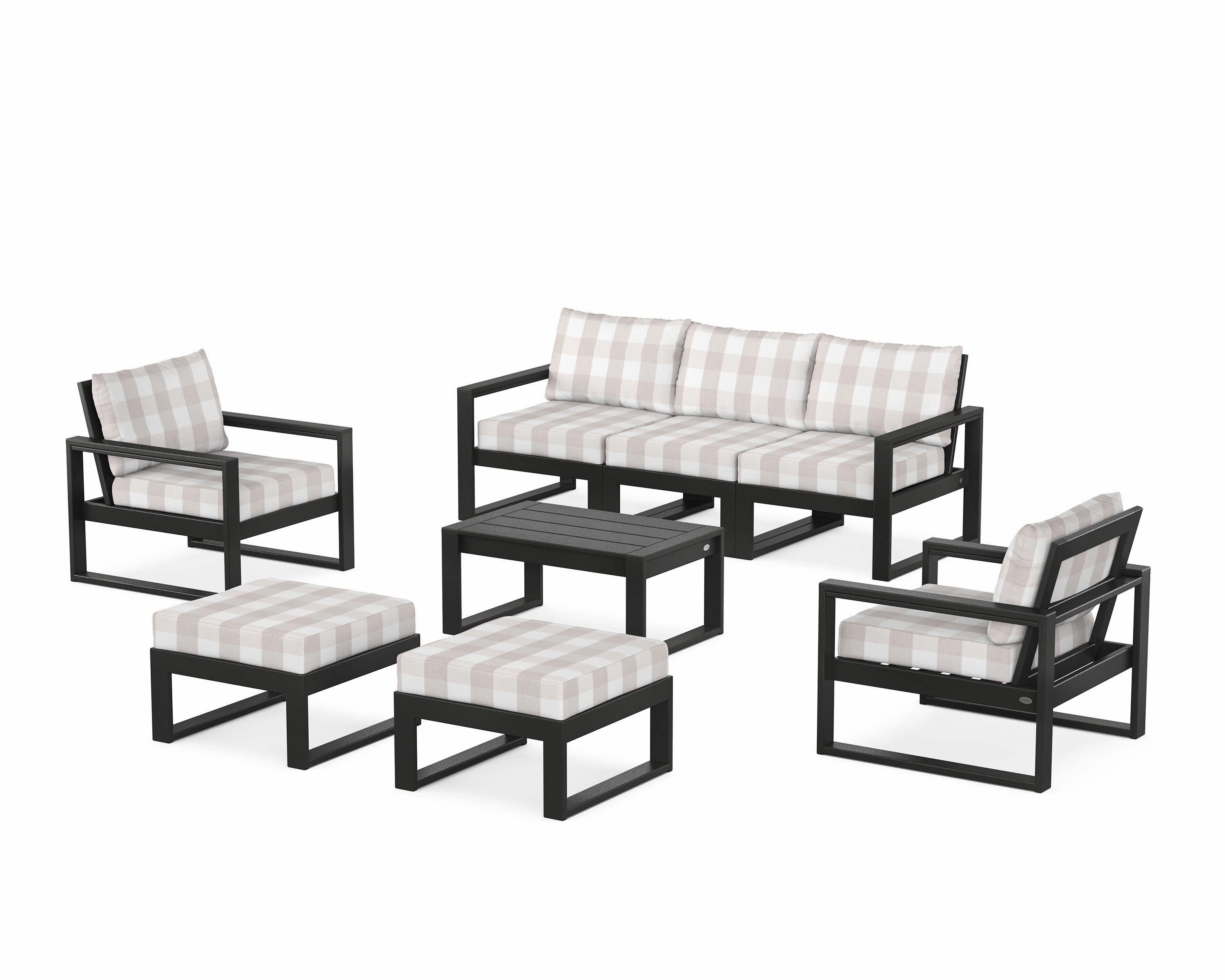 EDGE Sectional 8-Piece Lounge Sofa Set