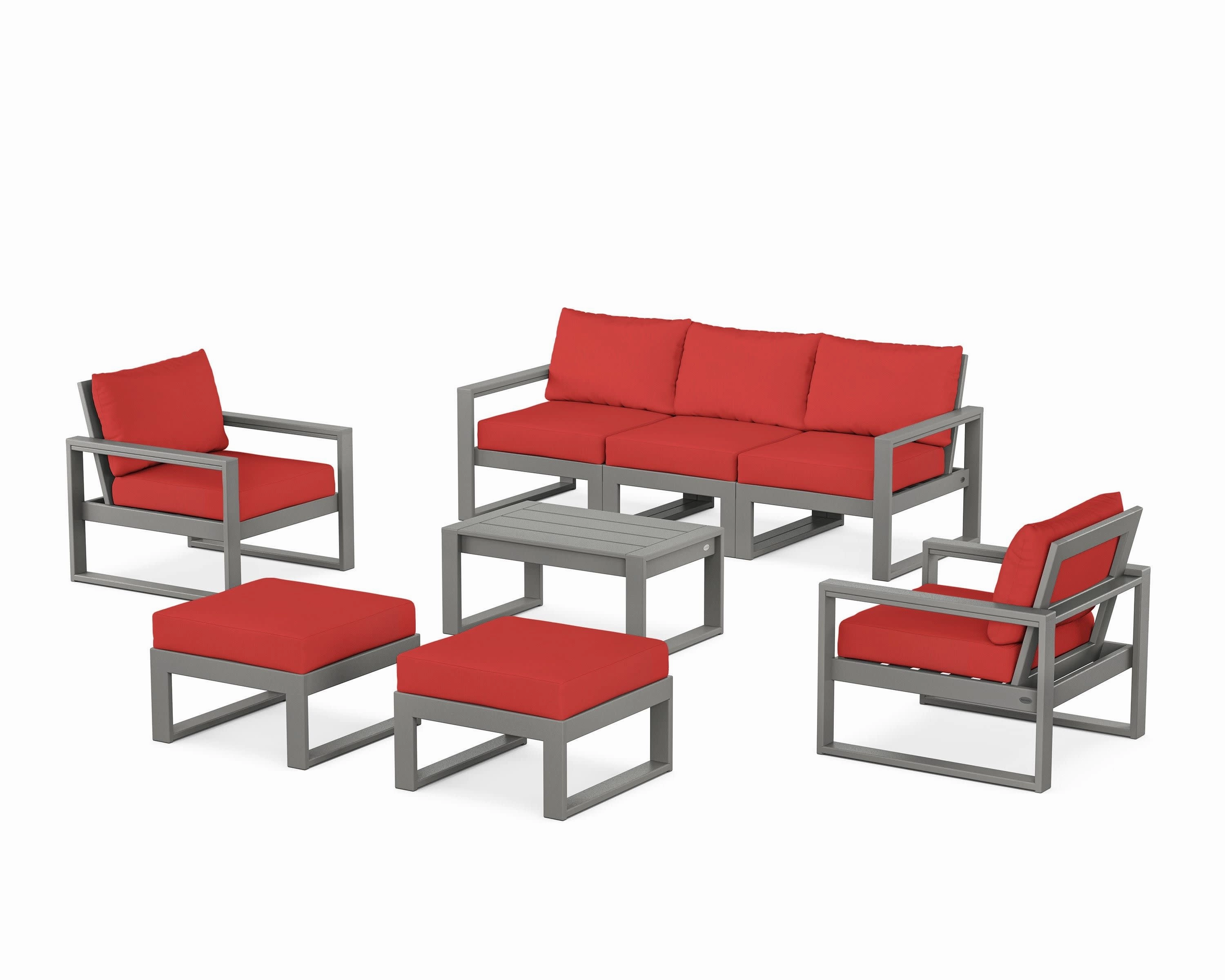 EDGE Sectional 8-Piece Lounge Sofa Set