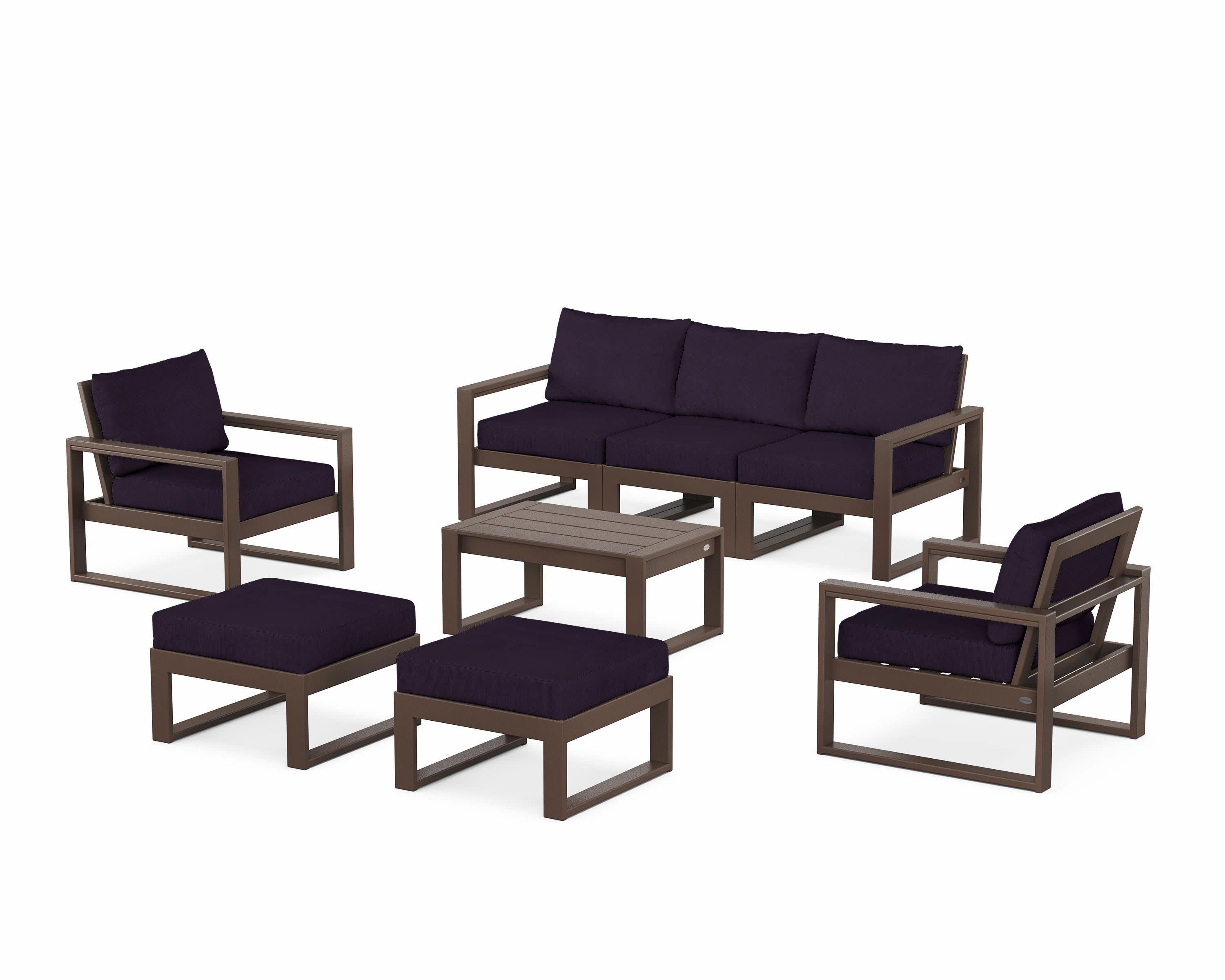 EDGE Sectional 8-Piece Lounge Sofa Set