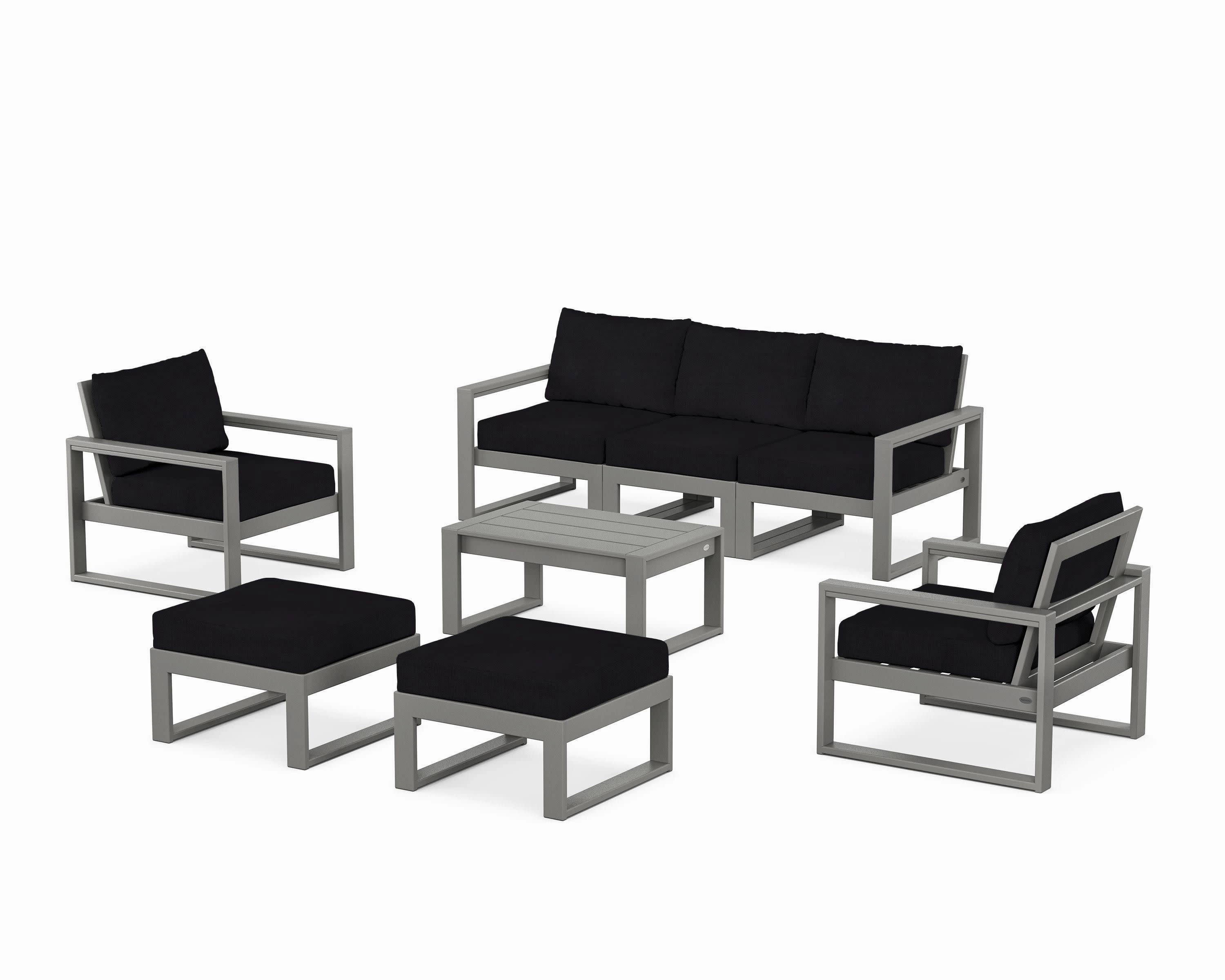 EDGE Sectional 8-Piece Lounge Sofa Set