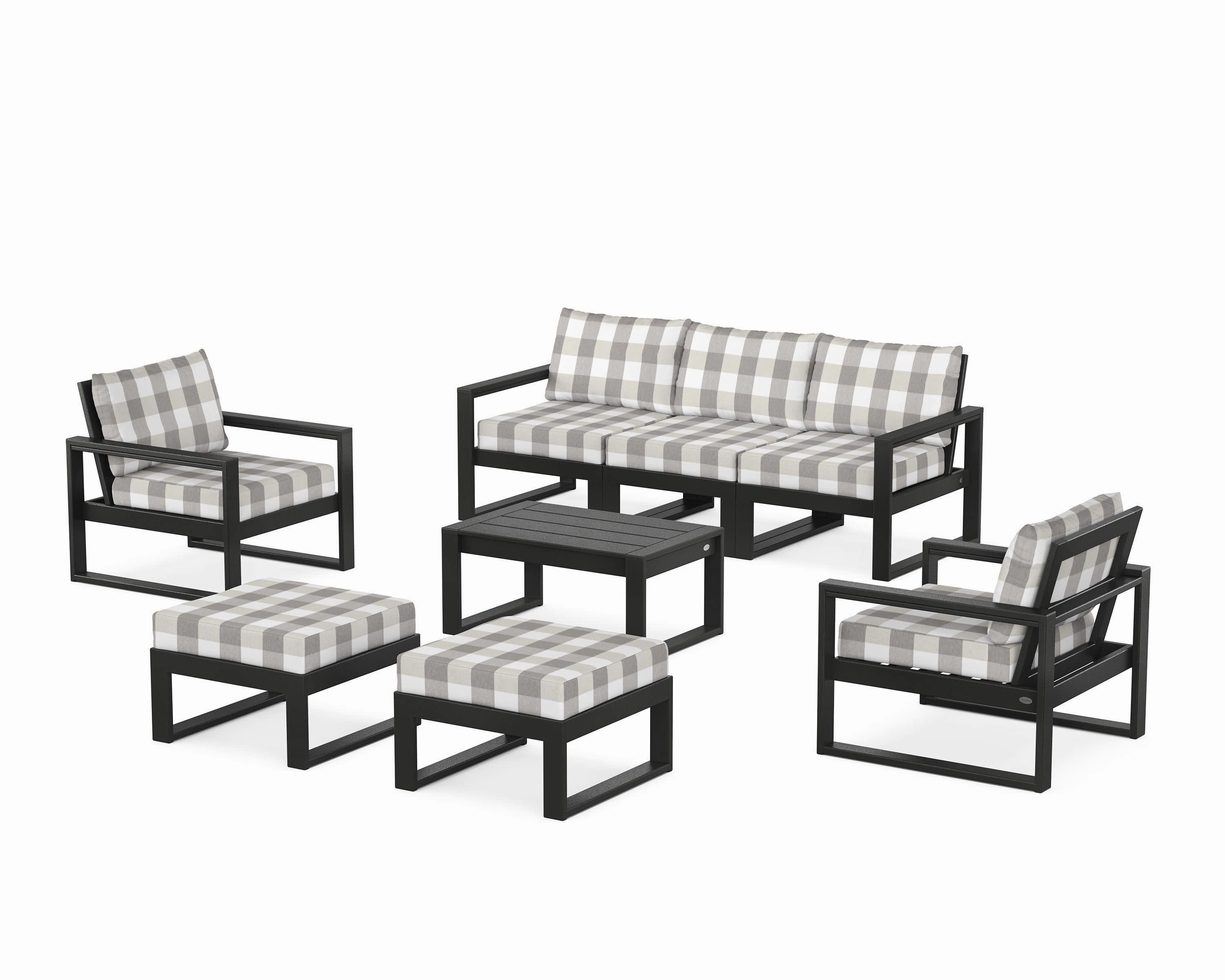EDGE Sectional 8-Piece Lounge Sofa Set