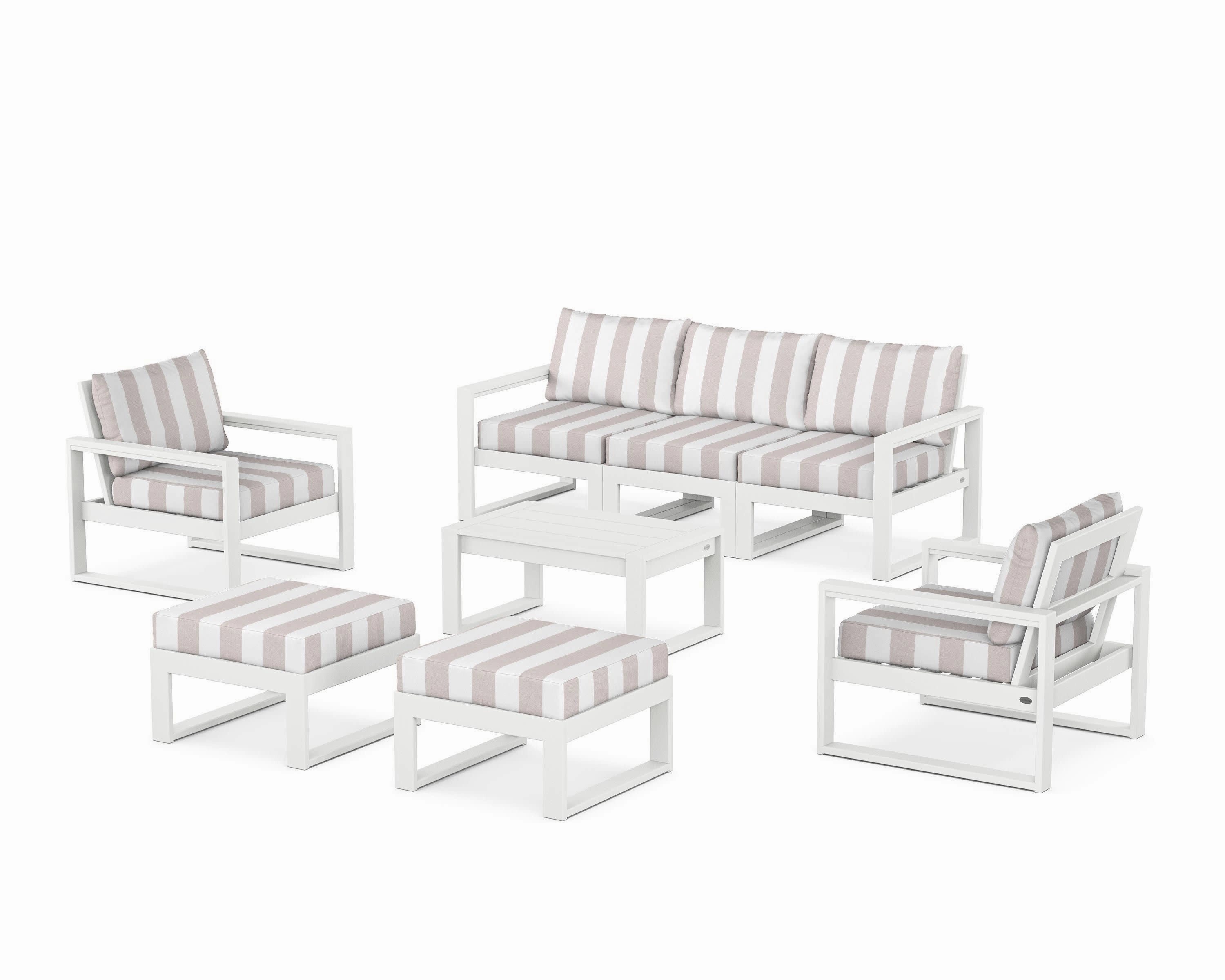 EDGE Sectional 8-Piece Lounge Sofa Set