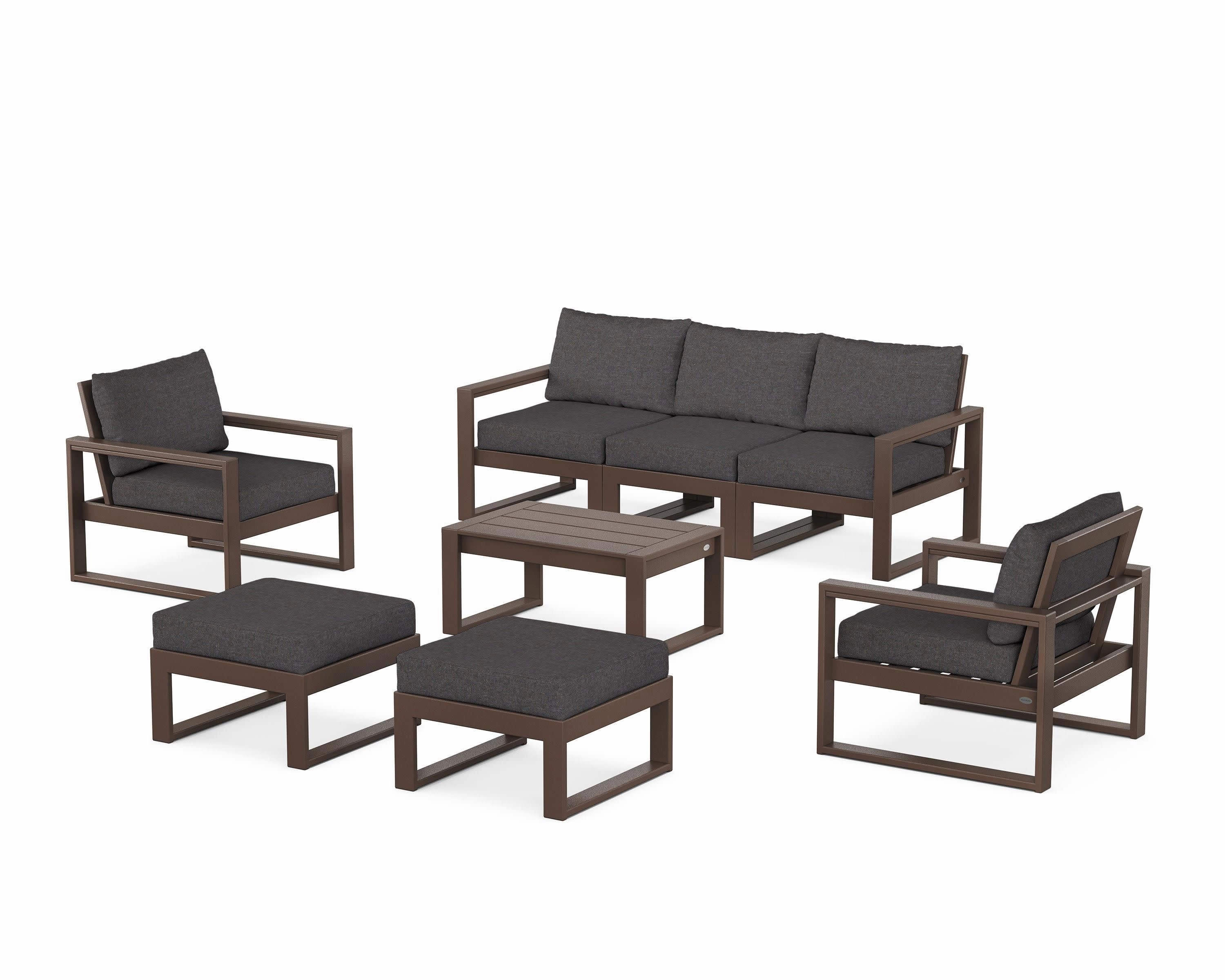 EDGE Sectional 8-Piece Lounge Sofa Set