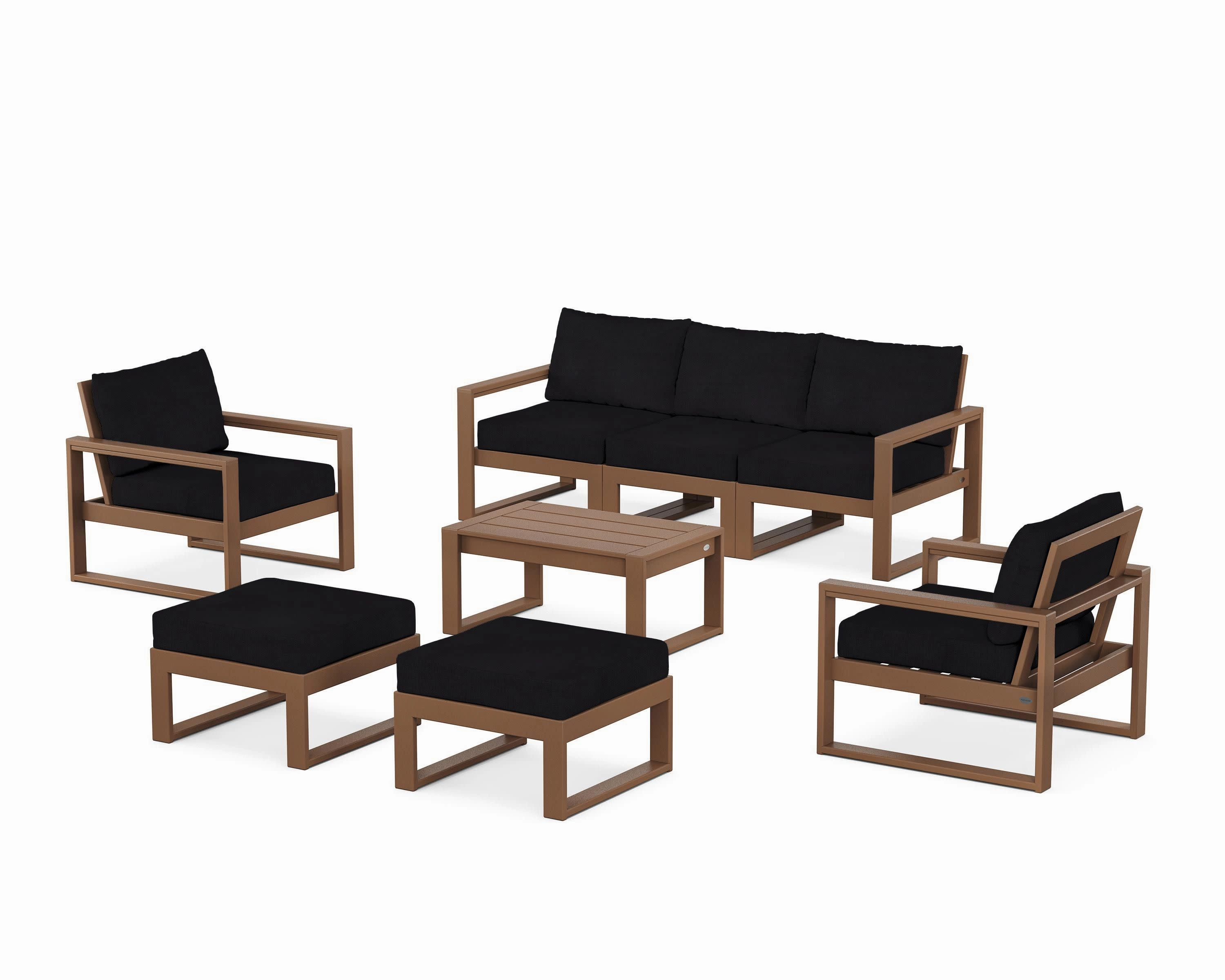EDGE Sectional 8-Piece Lounge Sofa Set