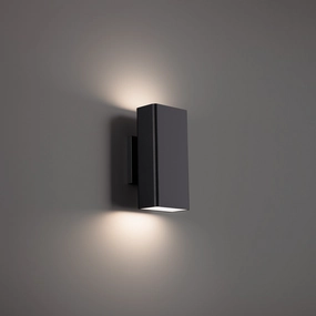 Edgey LED Outdoor Wall Sconce BlackOutdoor wall sconces with motion sensor