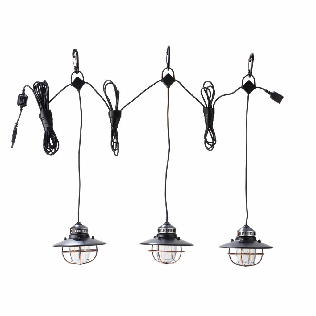 Edison String Lights durable outdoor garden light fixtures