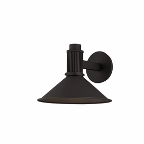 Elani One Light Outdoor Wall Sconce Textured BlackOutdoor wall sconces with motion sensor