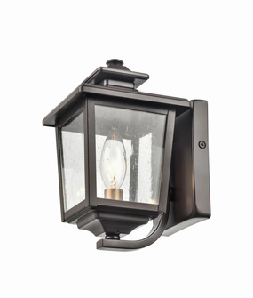 Eldrick One Light Outdoor Wall Sconce Powder Coated BronzeOutdoor wall sconces with motion sensor