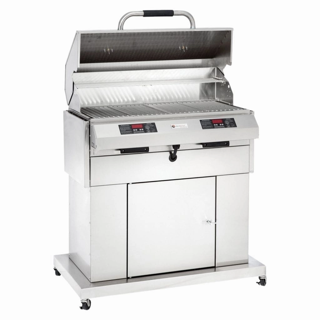 Electrichef 32" Ruby Dual Control Closed-Base Outdoor Electric Grill 4400-EC-448-CB-D-32