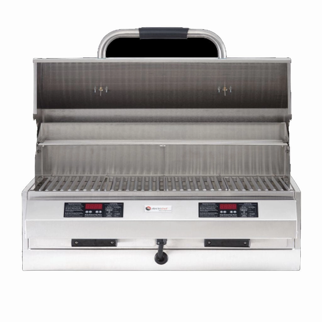 Electrichef 32" Ruby Dual Control Marine Built-In Outdoor Electric Grill 4400-EC-448-IM-D-32 compact BBQ grill for small spaces