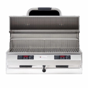 Electrichef 32" Ruby Dual Control Marine Built-In Outdoor Electric Grill 4400-EC-448-IM-D-32 compact BBQ grill for small spaces