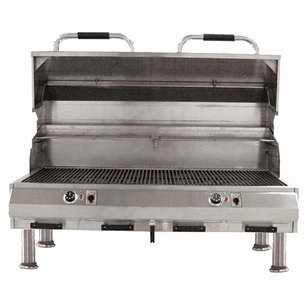 Electrichef 48" Diamond Dual Control Tabletop Outdoor Electric Grill 8800-EC-1056-TT-D-48 compact BBQ grill for small spaces