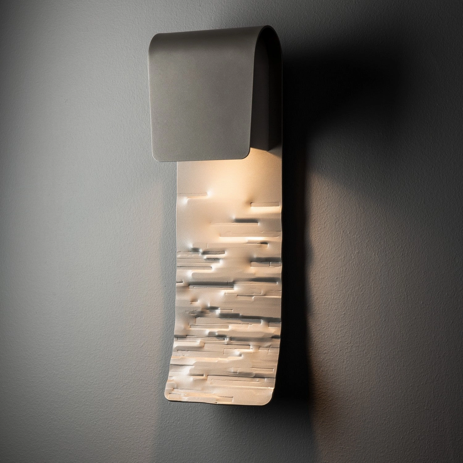 Element One Light Outdoor Wall Sconce Coastal Burnished Steel