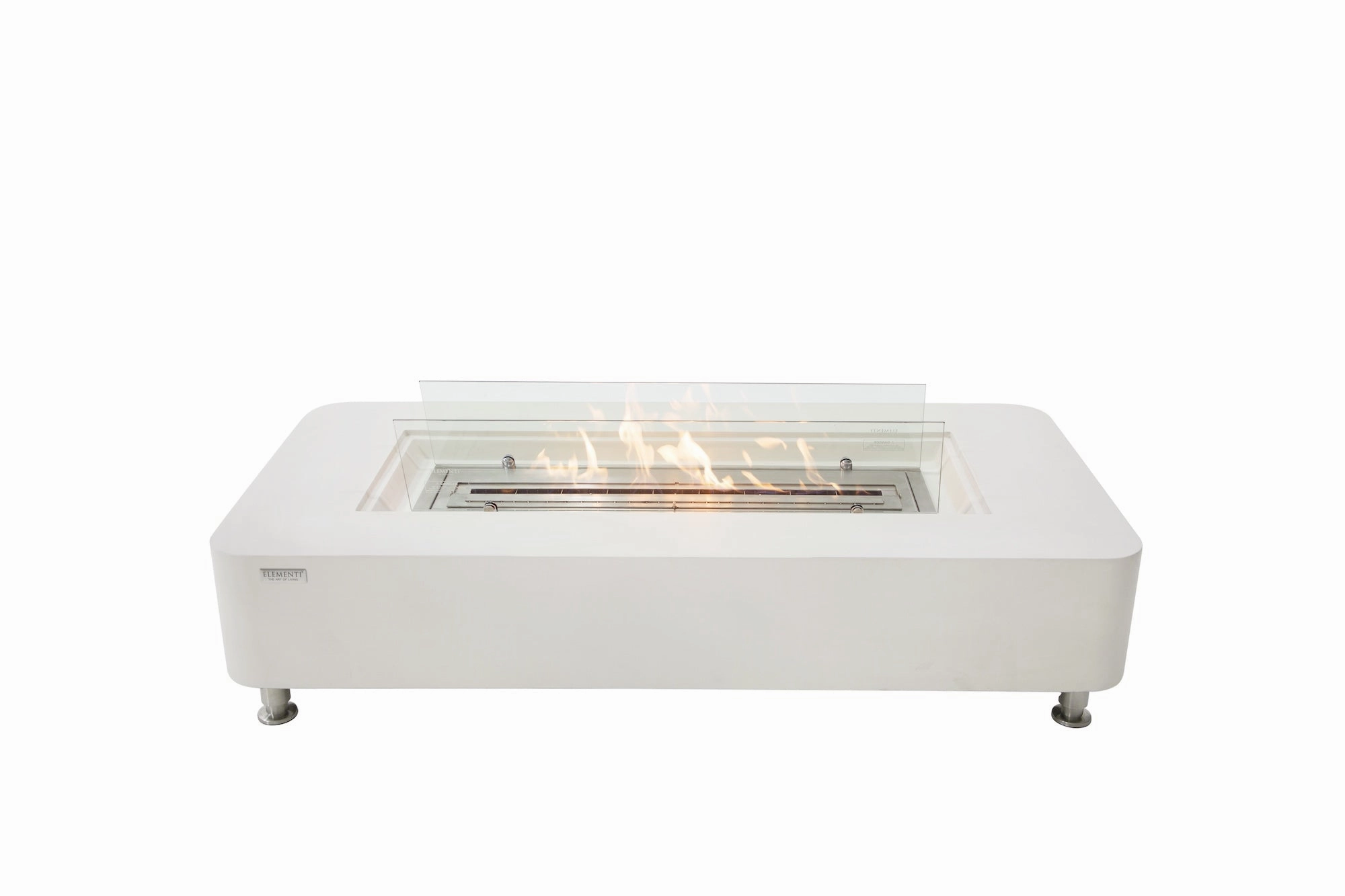 Elementi - Sydney Ethanol Rectangular Fire Table ECG01portable outdoor fire pit with lid