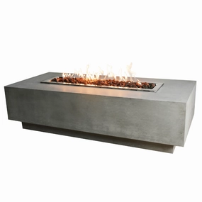Elementi Hampton Fire Table OFG139portable outdoor fire pit with lid