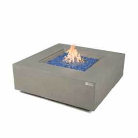 Elementi Plus - Capertee Square Concrete Fire Pit Table - OFG411SGportable outdoor fire pit with lid