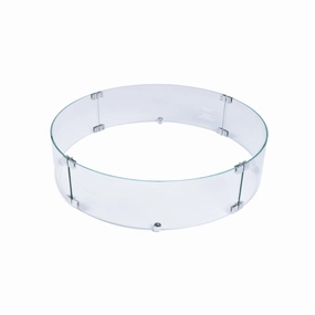 Elementi Plus - Round Wind Screen Accessory for Colosseo and Nimes Fire Pit Tables - ONC05-022Spark screen for fire pit
