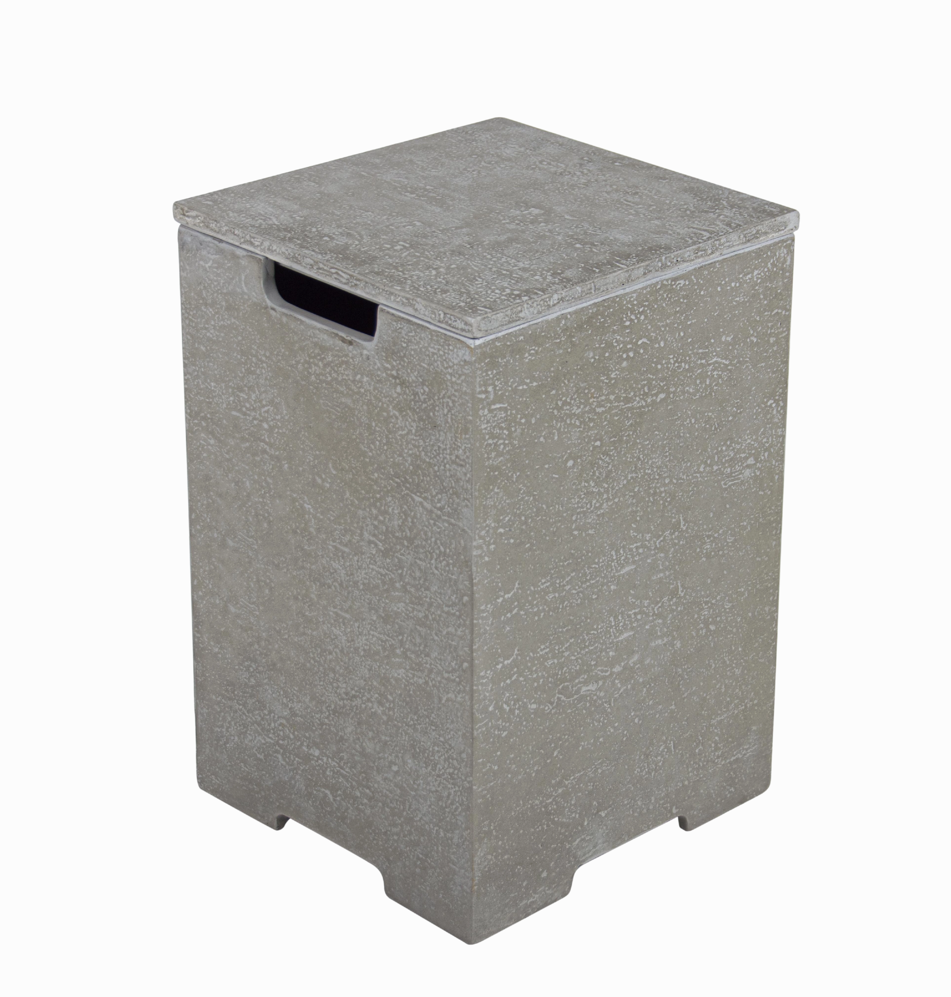 Elementi Plus - Square Concrete Propane Tank Cover ONB406