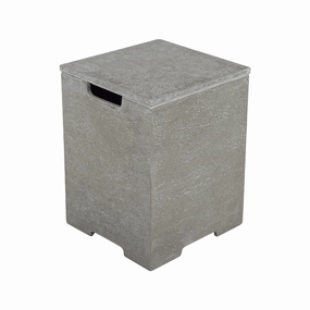Elementi Plus - Square Concrete Tank CoverSpark screen for fire pit