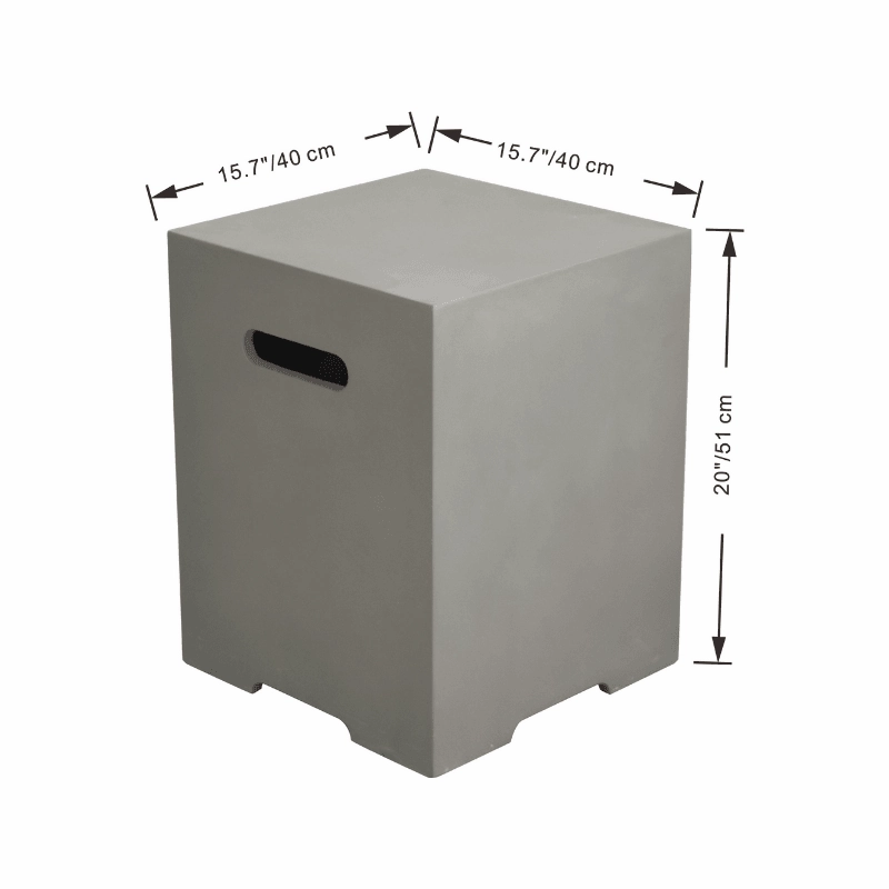 Elementi Plus - Square Concrete Tank Cover - ONB01-109LG/DG
