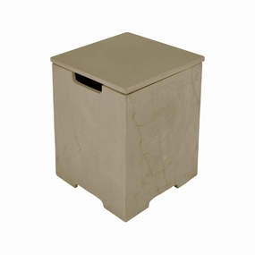 Elementi Plus - Square Concrete Tank Cover - ONB403SG/SL/SYSpark screen for fire pit
