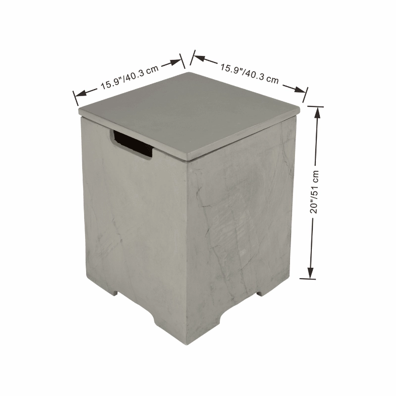 Elementi Plus - Square Concrete Tank Cover - ONB403SG/SL/SY