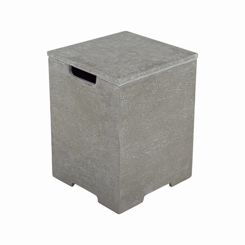 Elementi Plus - Square Concrete Tank CoverSpark screen for fire pit