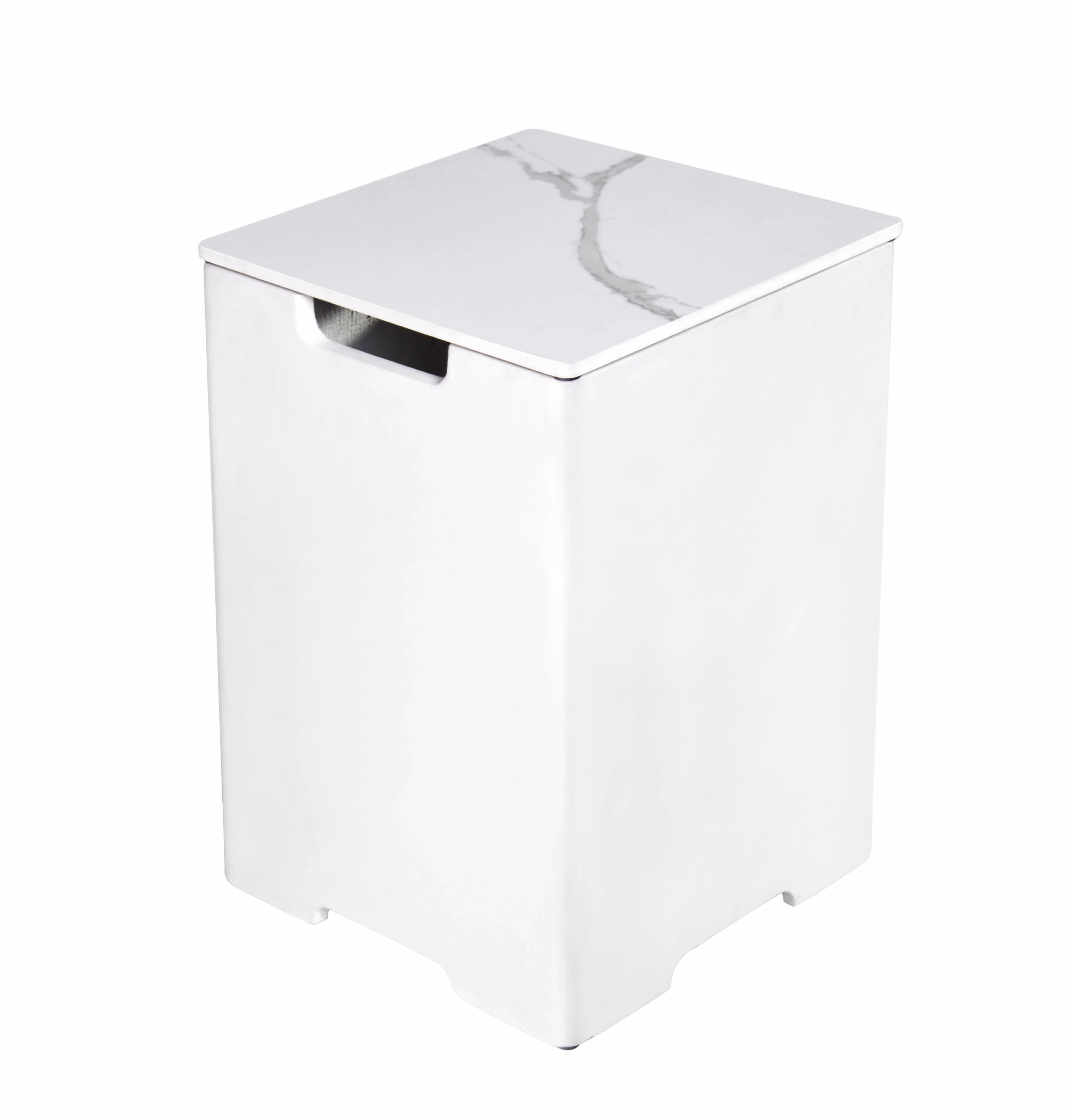 Elementi Plus - Square Marble Porcelain Tank Cover - ONB402