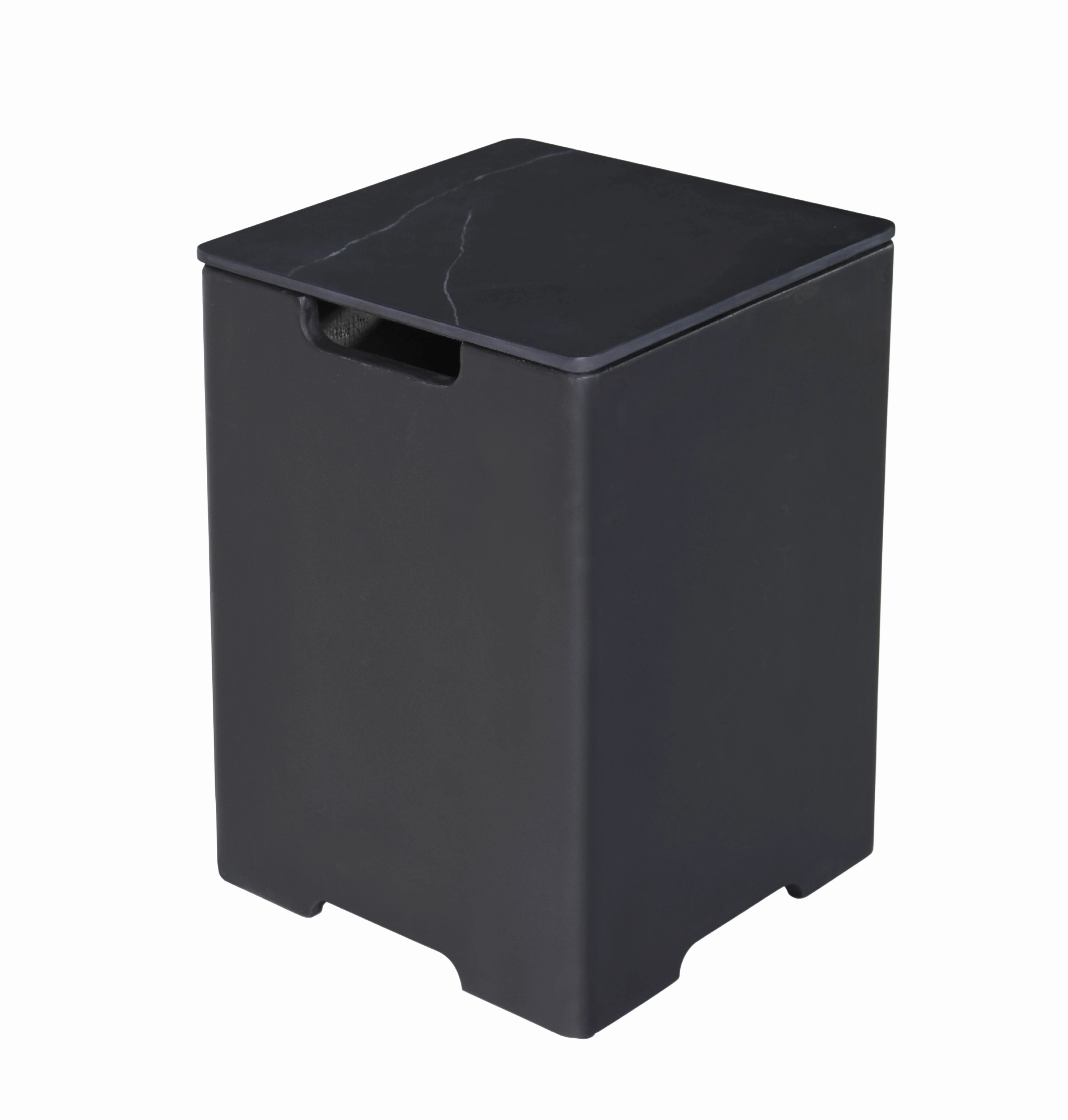 Elementi Plus - Square Marble Porcelain Tank Cover - ONB402Spark screen for fire pit