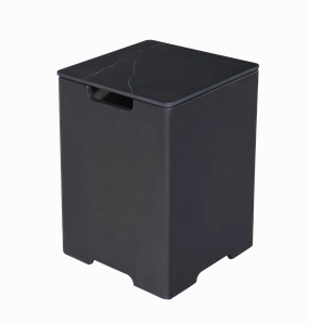 Elementi Plus - Square Marble Porcelain Tank Cover - ONB402Spark screen for fire pit