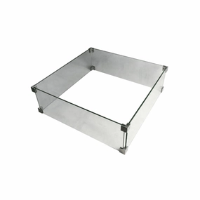 Elementi Plus - Square Wind Screen Accessory - ONC05-020Spark screen for fire pit