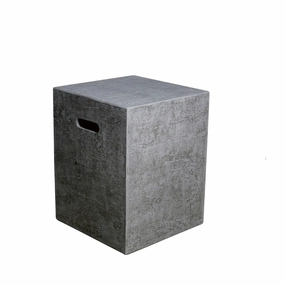 Elementi  Square Tank Cover 20 inch ONB016Fireproof mat for under fire pit