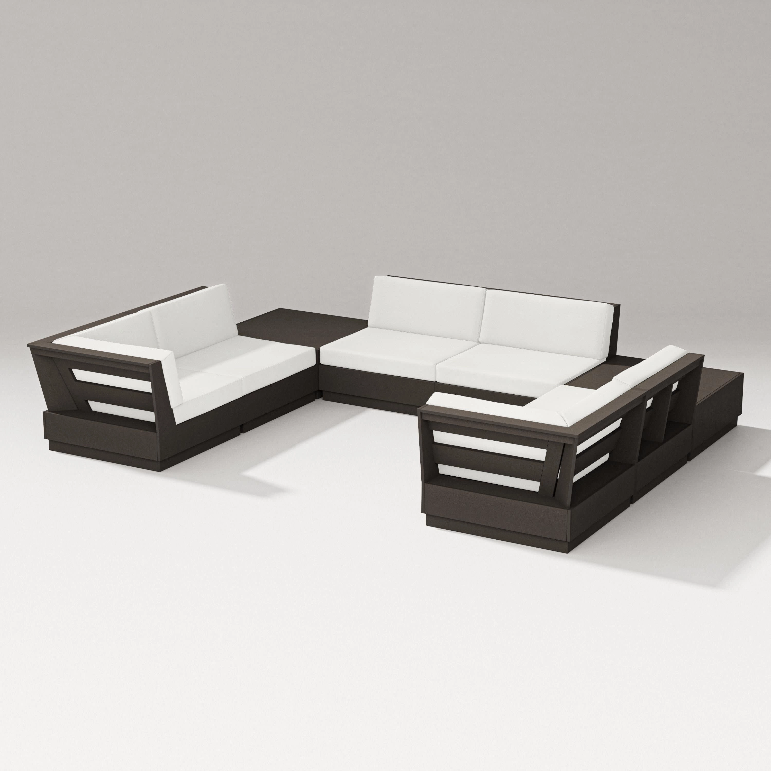 Elevate 8-Piece U-Shaped Sectionaloutdoor patio dining furniture set
