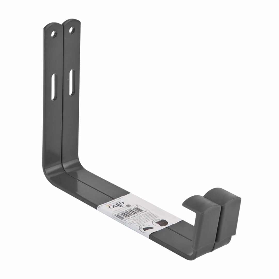 Elho Barcelona Wall Bracket Metal Anthracite hanging garden planters for small spaces