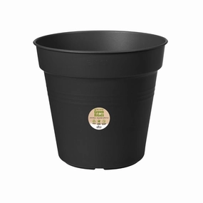 Elho Green Basics Growpot Living Black premium quality garden tool set with case