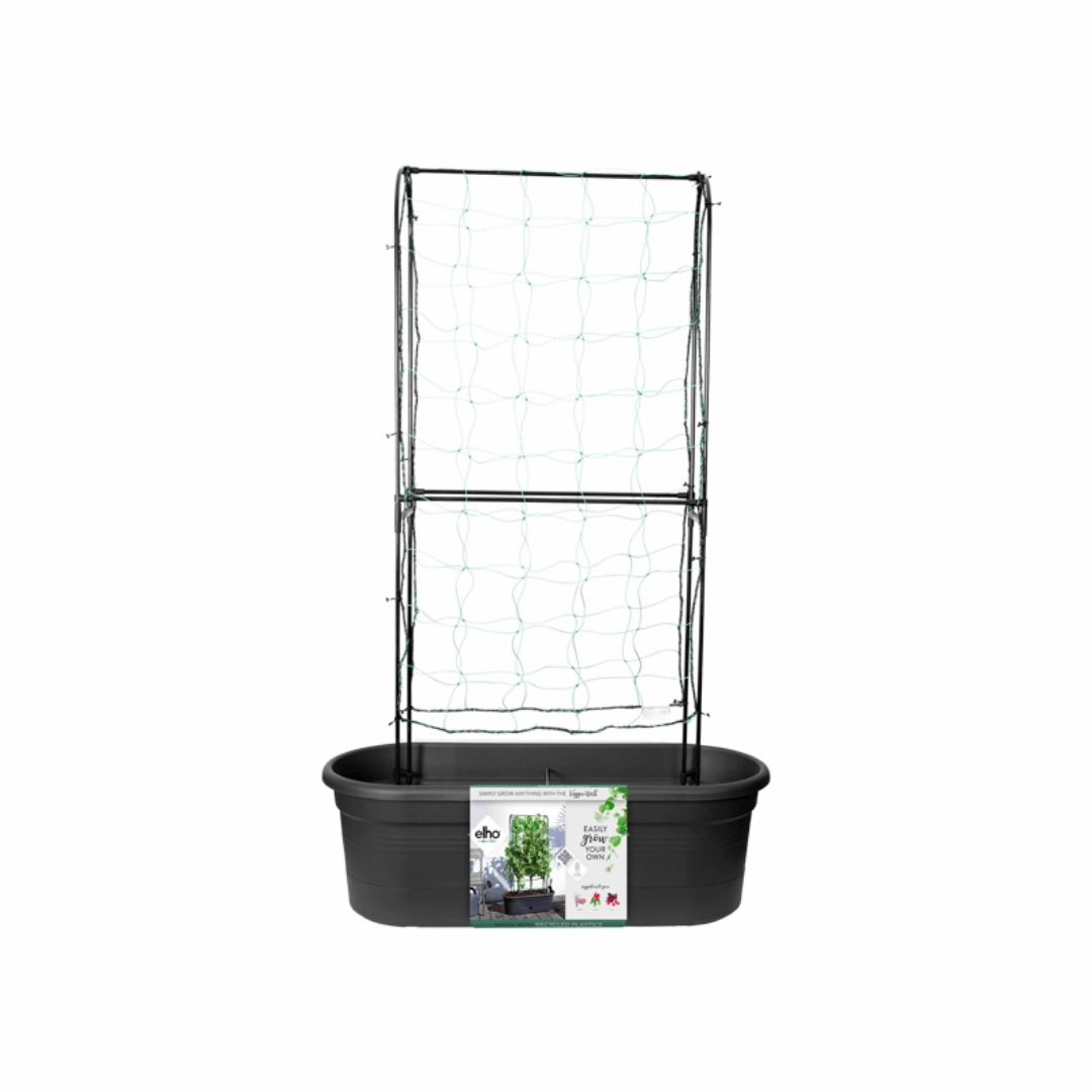 Elho Green Basics Veggie Wall 80cm Living Black hanging garden planters for small spaces
