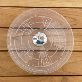 Elho Uni-Saucer Round Transparent premium quality garden tool set with case