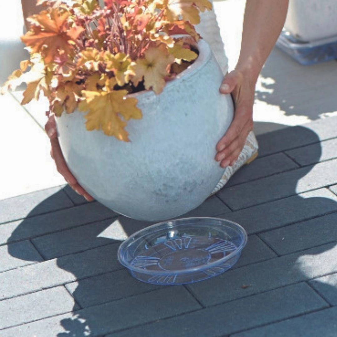 Elho Uni-Saucer Round Transparent