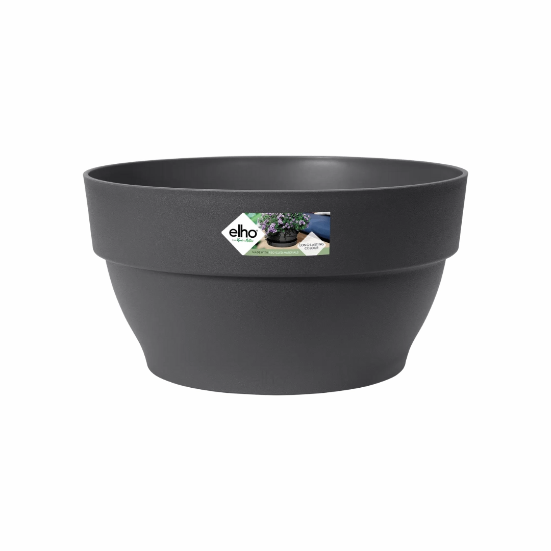Elho Vibia Campana Bowl Anthracite hanging garden planters for small spaces