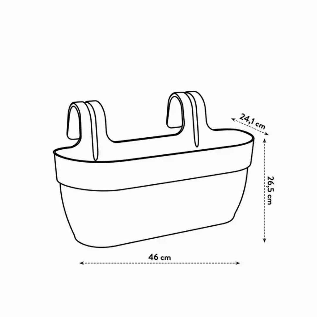 Elho Vibia Campana Easy Hanger Anthracite Large