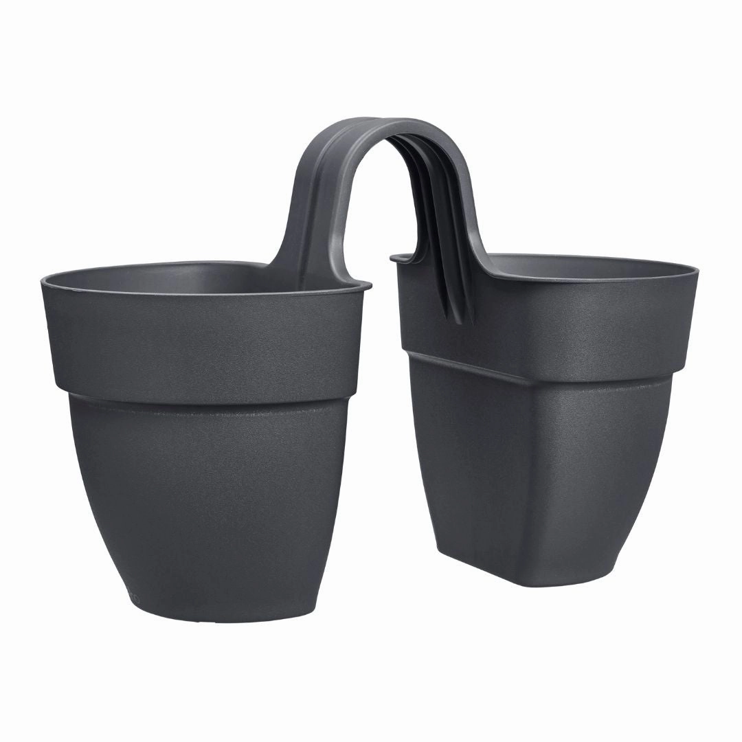 Elho Vibia Campana Flower Twin - Anthracite